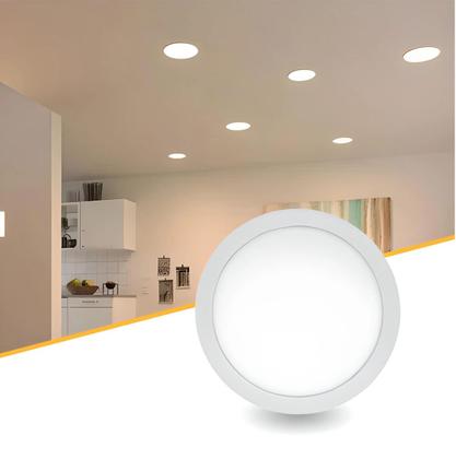 Imagem de Luminária Painel Plafon Led Redondo Embutir Led 6W