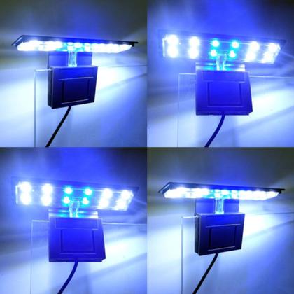 Imagem de Luminária Para Aquario Soma X3 5w Led Branco E Azul 110v