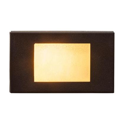 Imagem de Luminária Parede escada balizador Embutir Cx 4x2 Marrom + Luz LED G9 ST1314