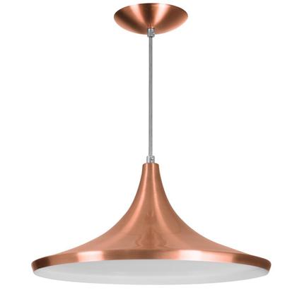 Imagem de Luminária Pendente Chapeu Sala Jantar New Cobre