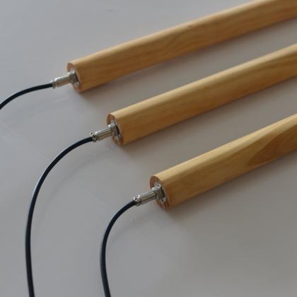 Imagem de Luminária Pendente Decorativa de Teto Madeira Maciça