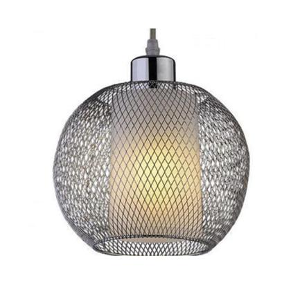 Imagem de Luminária Pendente Exotic 1 Prata 1 Lamp. - Startec