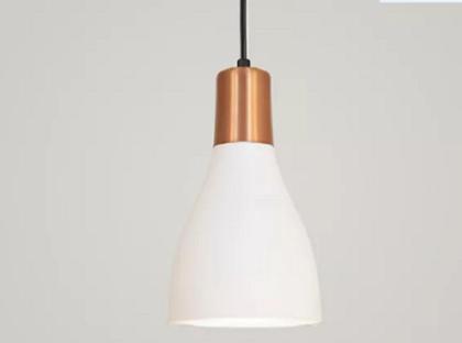 Imagem de Luminária Pendente Garrafa Branco 1 Lamp. - Tks