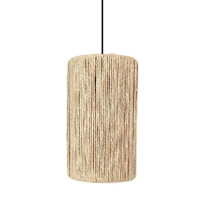 Imagem de Luminaria Pendente Milão Sisal Palha Redondo Moderna Rustica
