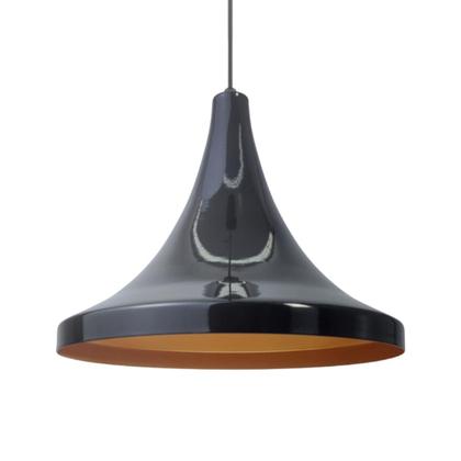 Imagem de Luminária Pendente Tailandesa Com Interior Cobre Com Fiação 110/220v