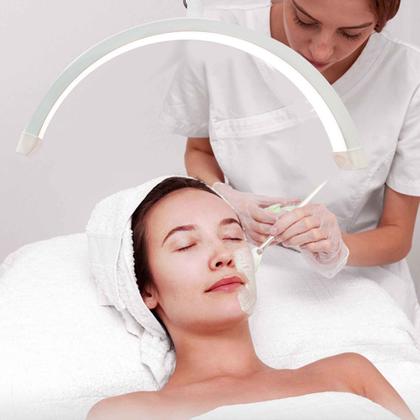 Imagem de Luminaria Piso Led 36w Meia Lua Arco Estestica Dentista Salao Beleza Casa Multiuso Cilios Maquiagem Estudio Tatuagem