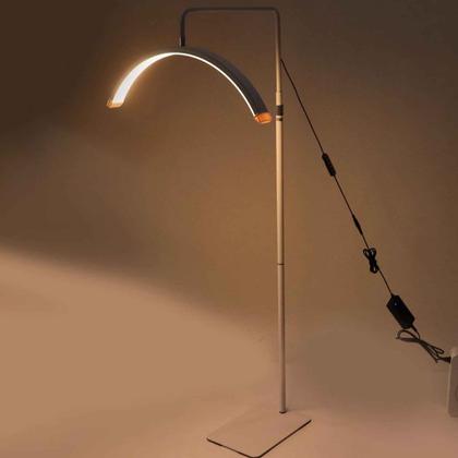 Imagem de Luminaria Piso Led 36w Meia Lua Arco Estestica Dentista Salao Beleza Casa Multiuso Cilios Maquiagem Estudio Tatuagem