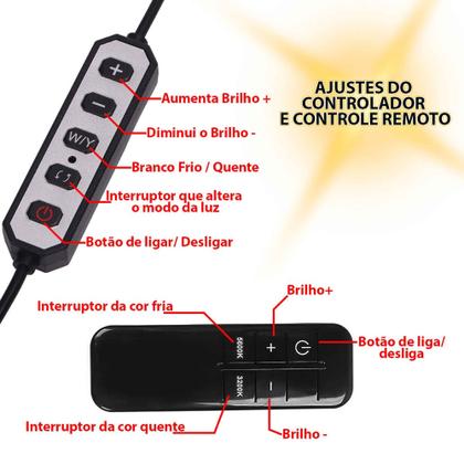 Imagem de Luminaria Piso Led 36w Meia Lua Arco Estestica Dentista Salao Beleza Casa Multiuso Cilios Maquiagem Estudio Tatuagem