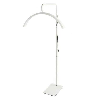 Imagem de Luminaria Piso Led 36w Meia Lua Arco Estestica Dentista Salao Beleza Casa Multiuso Cilios Maquiagem Estudio Tatuagem