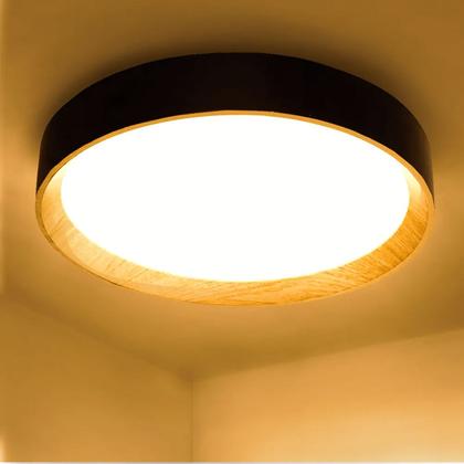 Imagem de Luminaria Plafon 3 Tons LED Controle Remoto Iluminaçao Comercial Residencial Ambiente Moderno Decorativo