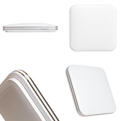 Imagem de Luminária Plafon Led 40w Quadrado Sobrepor Branco Quente