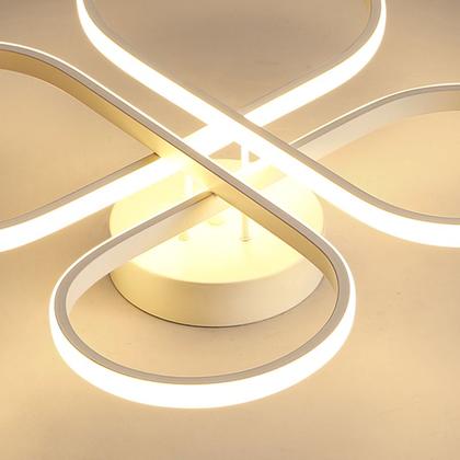 Imagem de Luminária Plafon Led Moderno Trevo Sala Quarto 3 Em 1 40w