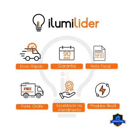 Imagem de Luminária Plafon Led Moderno Trevo Sala Quarto 3 Em 1 40w