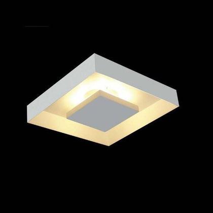 Imagem de Luminária Plafon Luz Indireta Sobrepor 50x50cm 4 Lâmpadas Branco