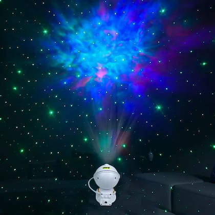 Imagem de Luminária Projetor Astronauta Abajur Nebulosa LED Luzes