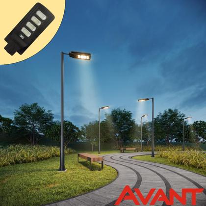 Imagem de Luminaria Publica Solar Detroit 120w Branco Frio 6500K IP65