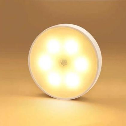 Imagem de Luminaria Sensor De Presença E Movimento Led Luz Noturna Inteligente Sem Fio Recarregável Usb