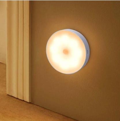 Imagem de Luminaria Sensor De Presença E Movimento Led Luz Noturna Inteligente Sem Fio Recarregável Usb