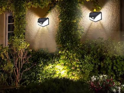 Imagem de Luminária Solar 100 LEDs com Sensor de Presença