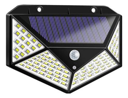 Imagem de Luminária Solar 100 Leds Sensor Presença  À Prova D' Água