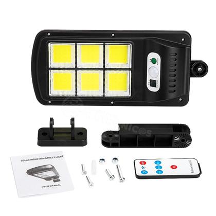 Imagem de Luminária Solar 128 LEDs COB Com Sensor de Presença 200W - DY8790