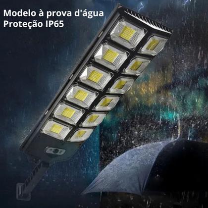 Imagem de Luminária Solar Holofote Poste Refletor 600w 504 Led Potente
