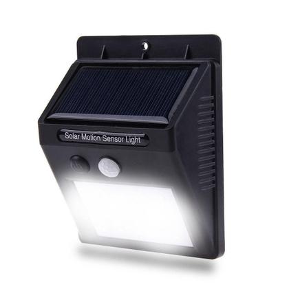 Imagem de Luminaria Solar Led Parede Lampada 48 Leds Sensor Movimento