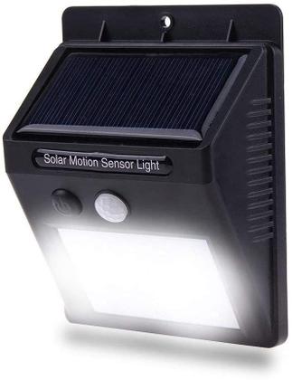 Imagem de Luminaria Solar Led Parede Lampada 48 Leds Sensor Movimento