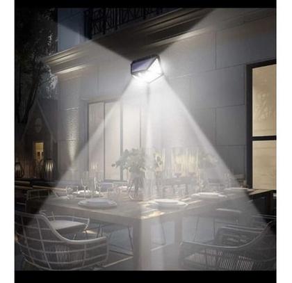 Imagem de Luminária Solar Parede 100 Led Sensor Presença Com 3 Funções