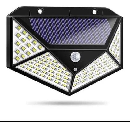 Imagem de Luminária Solar Parede 100 Led Sensor Presença Com 3 Funções