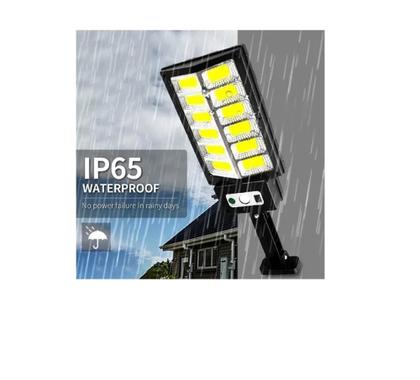 Imagem de Luminária Solar Poste Rua Parede Refletor 288 Led C/ Sensor