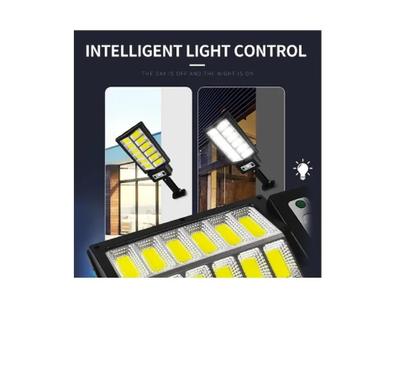 Imagem de Luminária Solar Poste Rua Parede Refletor 288 Led C/ Sensor