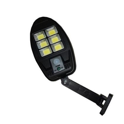 Imagem de Luminaria Solar Sensor de Movimento Presença Led Externo Poste 3 Modos Parede