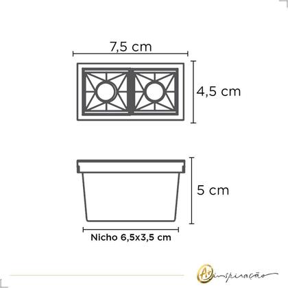 Imagem de Luminária Spot De Embutir Soul Picco 4W Led 2700K Luz Quente