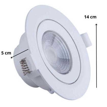 Imagem de Luminária Spot De Led Redondo de Embutir 12W 4000k Bivolt Avant