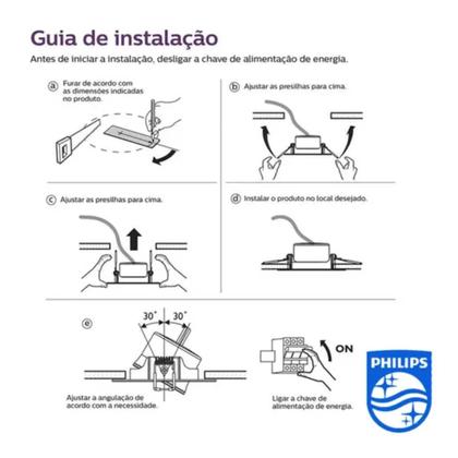 Imagem de Luminária Spot Led 6.2w Philips 6500k 550lm Bivolt GU10