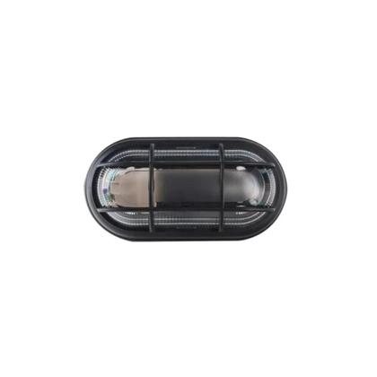 Imagem de Luminaria tartaruga 1xe27 injetada com grade preta opl 3292