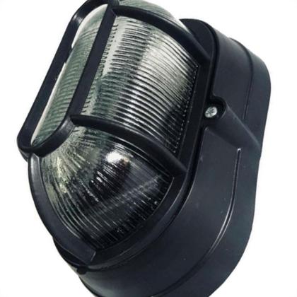 Imagem de Luminaria Tartaruga Pvc Shintech Preta Com Plastico Tpp2Pq