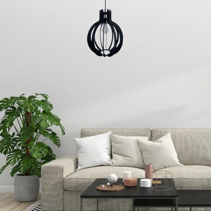 Imagem de Luminária Teto tipo Pendente JUPITER MDF - Completa