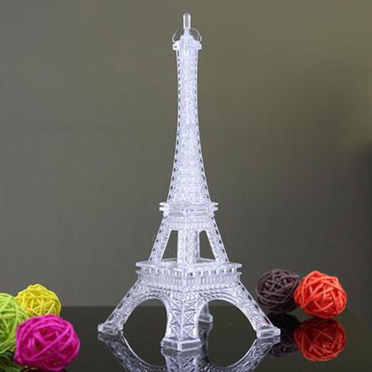 Imagem de Luminária Torre Eiffel 3d Led Abajur Decoração Acrílico 2024
