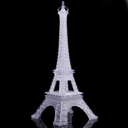 Imagem de Luminária Torre Eiffel 3d Led Abajur Decoração Acrílico 2024