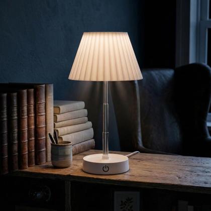 Imagem de Luminária Touch Vintage Abajur De Quarto Clássico Recarregável Led Branco 110v 220v Altura Ajustavél Luz Fria Decoração