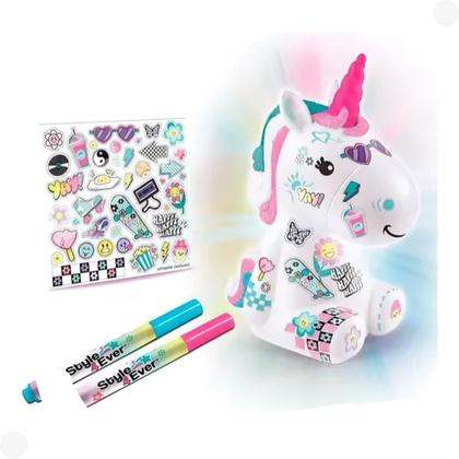 Imagem de Luminária Unicórnio Glow In The Dark Médio C/Decorações F0150-6 - Fun