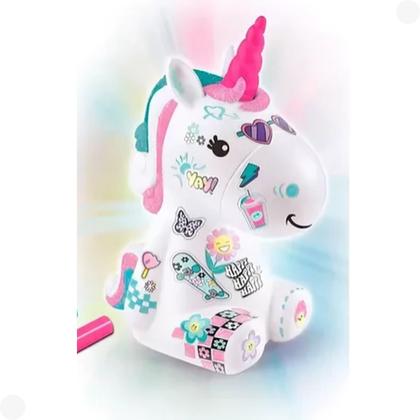 Imagem de Luminária Unicórnio Glow In The Dark Médio C/Decorações F0150-6 - Fun