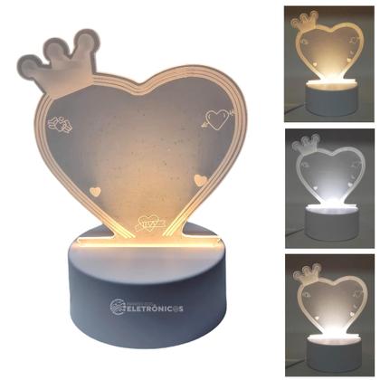Imagem de Luminária USB 3D Tipo Lousa P/ Recados e Mensagens Com Caneta Mágica KL1512 KL1516 KL1517 KL1518