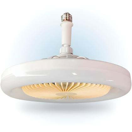 Imagem de Luminária Ventilador de Teto Luz LED Quarto Sala Iluminação