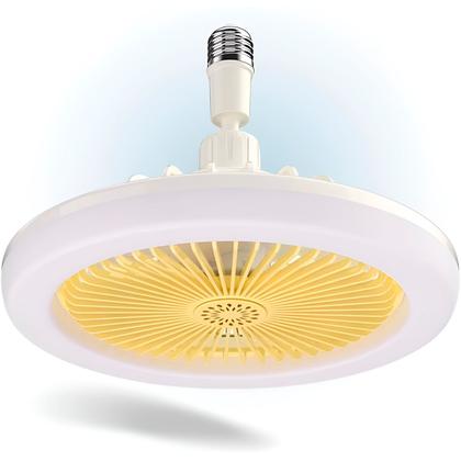 Imagem de Luminária Ventilador de Teto Luz LED Quarto Sala Iluminação