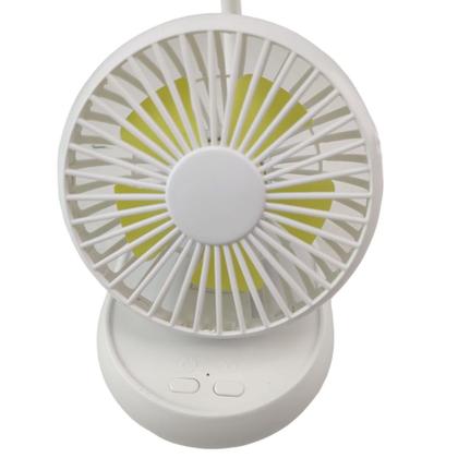 Imagem de Luminaria Ventilador Flexivel Ajustavel Led 2 em 1 Abajur de Mesa Sem Fio USB Regulavel 3 intensidades