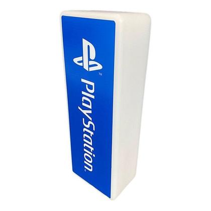 Imagem de Luminária Vertical Playstation Logo Azul Decoração Setup