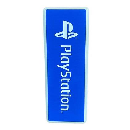 Imagem de Luminária Vertical Playstation Logo Azul Decoração Setup